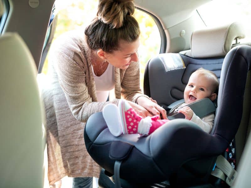 Infant Car Seat Behind the Driver or the Passenger (1)